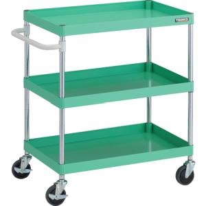 【トラスコ中山 TRUSCO】トラスコ PEW973AYG フェニックスワゴン 抗ウィルスハンドル 省音 750X500XH88..