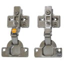 【和気産業】和気産業 スライド丁番 キャッチ付き+ダンパー2個セット 40mm NS-4072 C+D