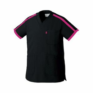 【ミズノ チトセ】チトセ 男女兼用 スクラブ ブラック LL MZ0090-C-10-LL