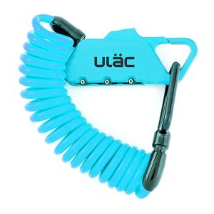 【ユーラック ULAC】ユーラック K2S カラビナケーブルロックコンボ PICCADILLY ブルー ULAC