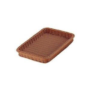 【トーダイ】トーダイ PPラタン アメニティートレー36型 ブラウン CO-708-BR