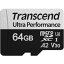 ڥȥ󥻥 Transcendۥȥ󥻥 TS64GUSD340S 64GB microSD w adapter UHS-I U3 A2 Ultra Performance