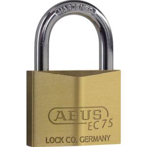 【アバス ABUS】アバス EC75 真鍮製南京錠 50mm ABUS