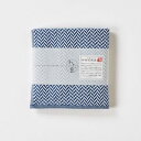 【楠橋紋織】楠橋紋織 くすばしタオル わた音 ヘリンボン ハンカチタオル 25cm×25cm ネイビー 1-65608-86-KON(3)