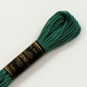 【オリムパス】オリムパス 刺しゅう糸 刺繍糸 25番 6かせ 8mx6本 6束 カラー 204 緑 黄緑色系(3)