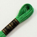 【オリムパス】オリムパス 刺しゅう糸 刺繍糸 25番 6かせ 8mx6本 6束 カラー 231 緑 黄緑色系(3)