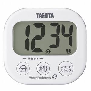 【タニタ TANITA】タニタ TD-426-WH 洗えるでか見えタイマー ホワイト TANITA