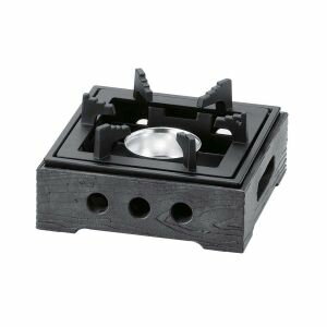 【マイン MIN】マイン アルミ 民芸 こんろ B-1 黒 M11-504 樹脂製台