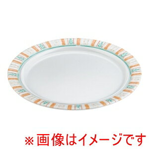 【万年 mannen】万年 メラミン バジル 24cmミート皿 BL-7807