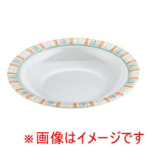 【万年 mannen】万年 メラミン バジル 19cmスープ皿 BL-7809