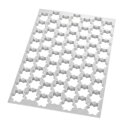 【サーモハウザー thermohauser】サーモハウザー 47551 クッキー カッティングシート 星型 63ヶ取 thermohauser テルモハウザー