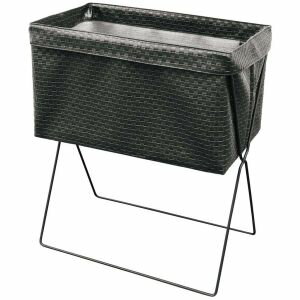 【サキ】サキ サイドワゴン 浅型 メッシュレザー調合皮 L R-338