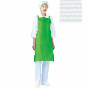 【ワコウ】ワコウ インナードライエプロン たすき掛け E1600-0 ホワイト