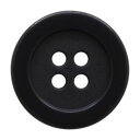 【清原 KIYOHARA】KIYOHARA サンコッコー ベーシックボタン 18mm 黒 SUN10-130 清原(3)