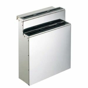 【江部松商事 EBM】EBM 18-0 ゴム板付 庖丁差し 流し掛 大 2段 江部松商事