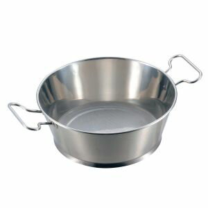 【江部松商事 EB】EBM ステンレス 両手ハンドル パンチング油こし 38cm 江部松商事