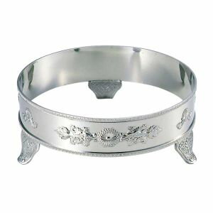 【三宝産業 YUKIWA】ユキワ UK 18-8 S型 丸飾台 14インチ用 三宝産業