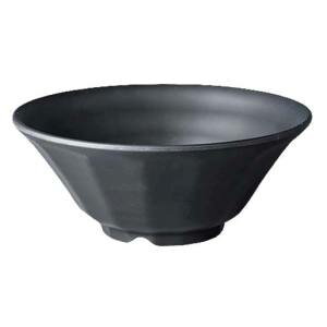【台和 Daiwa】台和 メラミン食器 キワミラーメン鉢 20cm TD-802-BKM 黒マット