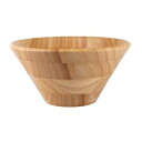 【丸十】丸十 ラバーウッド サラダボール ナチュラル 14cm 640446