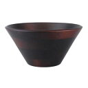 【丸十】丸十 ラバーウッド サラダボール ブラウン 14cm 640453