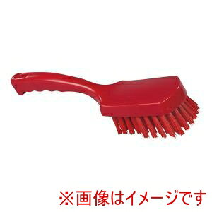 【バーテック BURRTEC】バーテック バーキュートプラス 短柄ブラシ ハード 赤 69105483