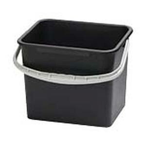 【セイワ】セイワ PP 角型 バケツ WP-150-0 黒