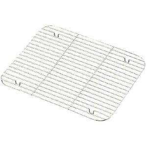 【江部松商事 EBM】EBM 標準 角バット用網 クロームメッキ 3号用 286×215 江部松商事