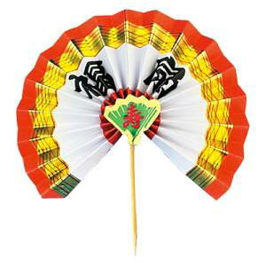 【江部松商事 EB】EBM 花楊枝 福扇 700 K 100入 中 江部松商事