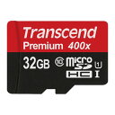 【トランセンド Transcend】トランセンド マイクロSD 32GB TS32GUSDCU1 UHS-I Class10 microsdカード