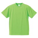 【キャブ CAB】ユナイテッドアスレ 4.1oz ドライ Tシャツ ブライトグリーン Lサイズ 25 590001C CAB