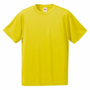 【キャブ CAB】ユナイテッドアスレ 4.7oz ドライシルキータッチ Tシャツ イエロー L 21 508801 CAB