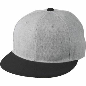 ユナイテッドアスレ フラットバイザー スナップバック キャップ ヘザーグレー BK フリー 8802 966401 CAB