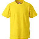 【キャブ CAB】ユナイテッドアスレ 5.6oz Tシャツ キッズ カナリアイエロー 110 190 500102C CAB