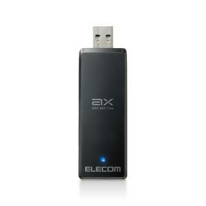 yGR ELECOMzGR WDC-X1201DU3-B LANq@ 11ax Wi-Fi6 USB3.0 ubN