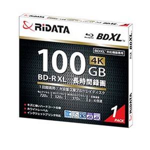【ライデータ RIDATA】RIDATA BD-R520PW4X.1P JC A BD-R XL100GB 2-4倍速 ホワイトプリンタブル 1枚