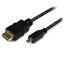 ڥƥåɥåȥ StarTech.comۥƥå ZU200MG 1m ͥåбϥԡHDMI - HDMI MicroѴ֥