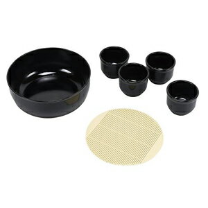 【パール金属 Pearl】パール金属 HB5804 風味処 そうめん鉢 猪口 4個セット PCすのこ付