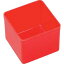 【allit】allit 456300 プラスチックボックス Allitパーツケース EuroPlus用 赤 54X54X45mm