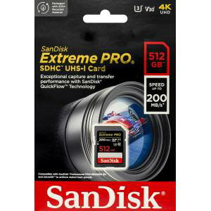 楽天あきばお〜楽天市場支店【サンディスク SanDisk 海外パッケージ】サンディスク SDXC 512GB SDSDXXD-512G-GN4IN UHS-I U3 V30 4K class10 SDカード