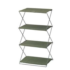送料無料！！【東谷】東谷 MIP-94GR フォールディングシェルフ 3D グリーン メーカー直送 代引不可 北海道沖縄離島不可【smtb-u】