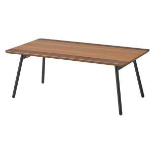 送料無料！！【東谷】東谷 END-351 エルマー フォールディングテーブル ブラウン メーカー直送 代引不可 北海道沖縄離島不可【smtb-u】