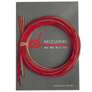 【ピース Piece】ピース MIZUHIKI 水引アソートセット リーフレット付 3色 各5本入 なでしこ PHC-100-6