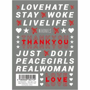 【イングカワモト】イングカワモト ツメキラ ネイルシール Miho Okawara プロデュース5 word party white NN-OKA-105