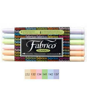 【ファブリコ Fabrico】ファブリコ ファブリコマーカー ツインタイプ 6本セット ソルベ FMV-6S