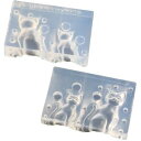 【亀島商店】亀島商店 アニマル レジンクラフト用 ソフトモールド C-452 猫Bタイプ M Sサイズ 1個入