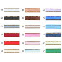 【小西リボン】Blanc de コア クリスマスリボン サイドメタリックサテン 6mm×15m No.2900-52 KR2900-6-52 小西リボン