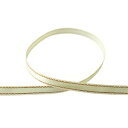 【小西リボン】Blanc de コア クリスマスリボン サイドメタリックサテン 6mm×15m No.2900-82 KR2900-6-82 小西リボン