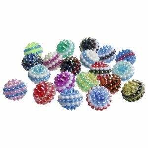 【島村】島村 ベリービーズ 50個入り DX 8mm MIX ASH-BL8-MIX