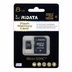 ڥ饤ǡ RIDATARIDATA microSDHC 8GB CLASS10