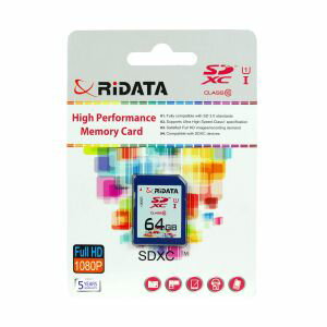 【ライデータ RIDATA】RIDATA SDXC 64GB CLASS10 UHSI
